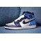 H12 Batch Men's Air Jordan 1 AJ1 OG Obsidian 555088 140