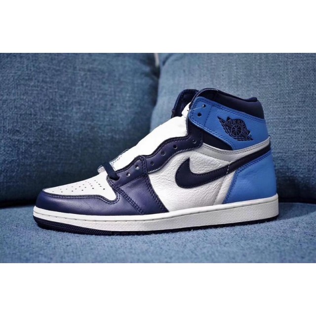 H12 Batch Men's Air Jordan 1 AJ1 OG Obsidian 555088 140