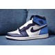 H12 Batch Men's Air Jordan 1 AJ1 OG Obsidian 555088 140