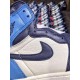 H12 Batch Men's Air Jordan 1 AJ1 OG Obsidian 555088 140