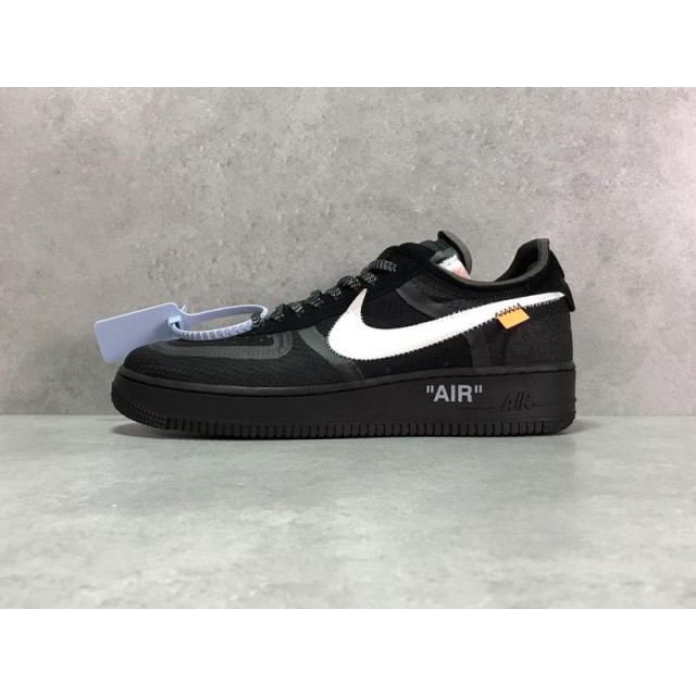 H12 Batch Unisex Off White x Nike Air Force1 "White"  & "Black" AO4606 001