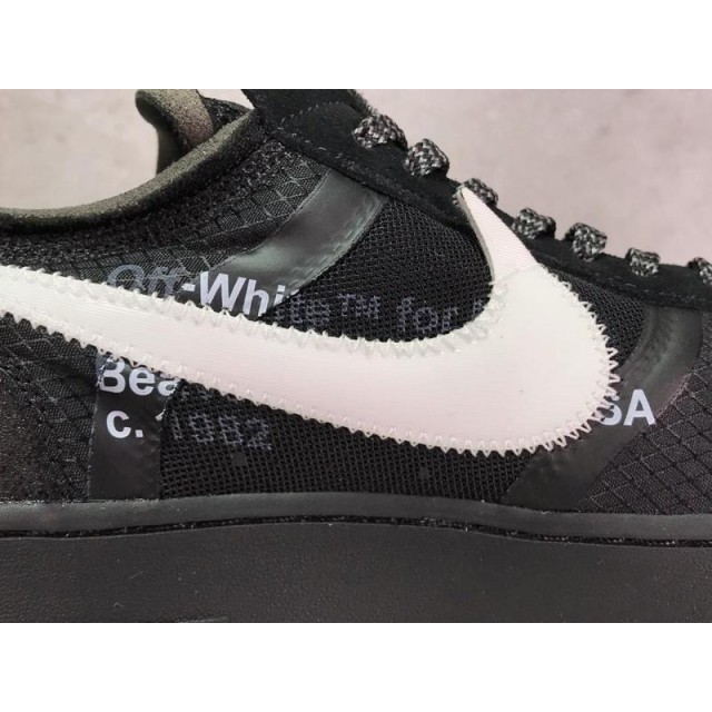 H12 Batch Unisex Off White x Nike Air Force1 "White"  & "Black" AO4606 001