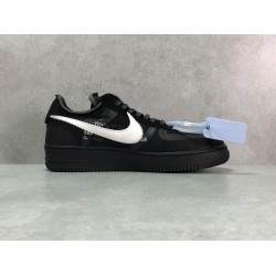 H12 Batch Unisex Off White x Nike Air Force1 "White"  & "Black" AO4606 001