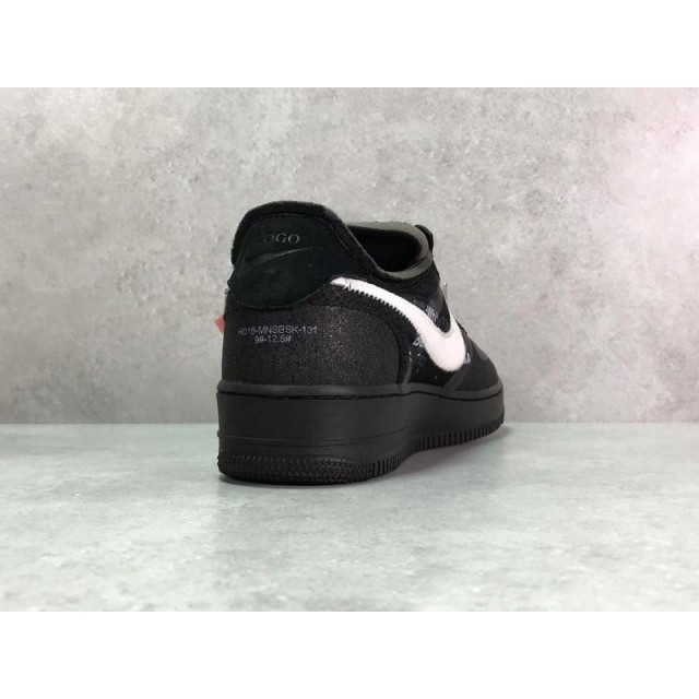 H12 Batch Unisex Off White x Nike Air Force1 "White"  & "Black" AO4606 001