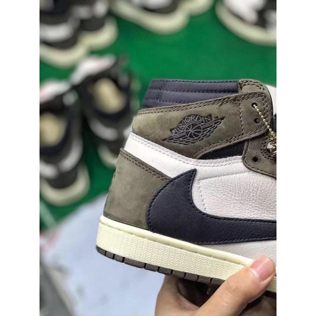 H12 Batch Men's Travis Scott x Air Jordan 1 AJ1 CD4487 100