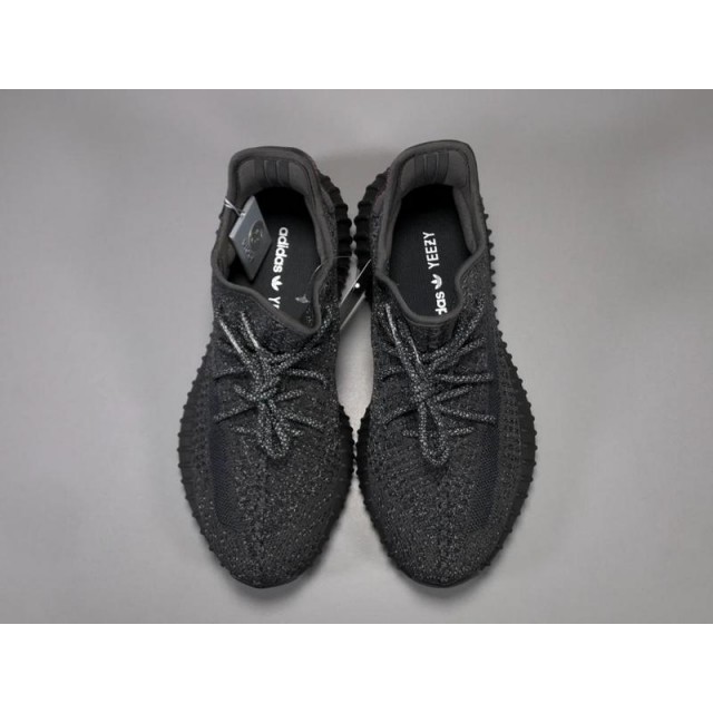 OG Batch Unisex Adidas Yeezy Boost 350 V2 Black Reflective FU9007