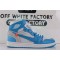 OWF Batch Unisex OFF WHITE X Air Jordan 1" UNC" AQ0818 148