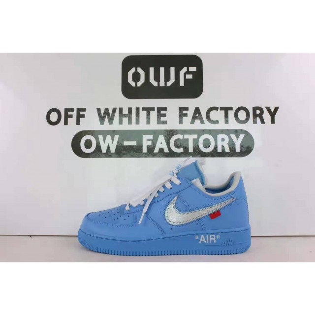 OWF Batch Unisex OFF WHITE X Nike Air Force 1 Low MCA University Blue CI1173 400