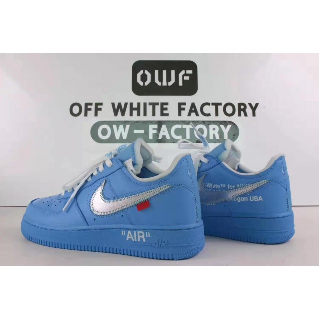 OWF Batch Unisex OFF WHITE X Nike Air Force 1 Low MCA University Blue CI1173 400