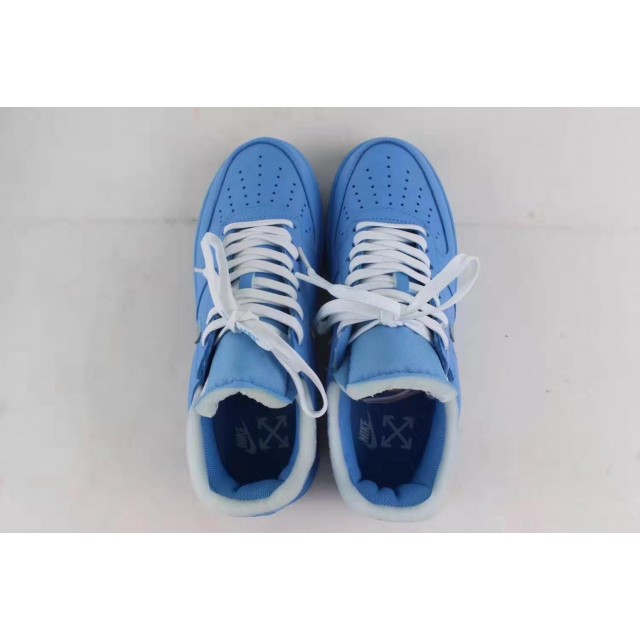 OWF Batch Unisex OFF WHITE X Nike Air Force 1 Low MCA University Blue CI1173 400