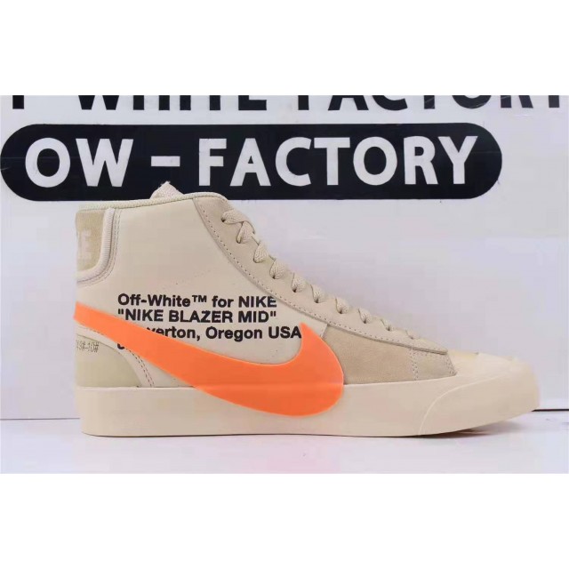 OWF Batch Unisex OFF WHITE X Nike Blazer "All Hallows Eve"  AA3832 700