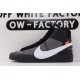 OWF Batch Unisex OFF WHITE X Nike Blazer Mid Black AA3832 001