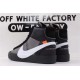 OWF Batch Unisex OFF WHITE X Nike Blazer Mid Black AA3832 001