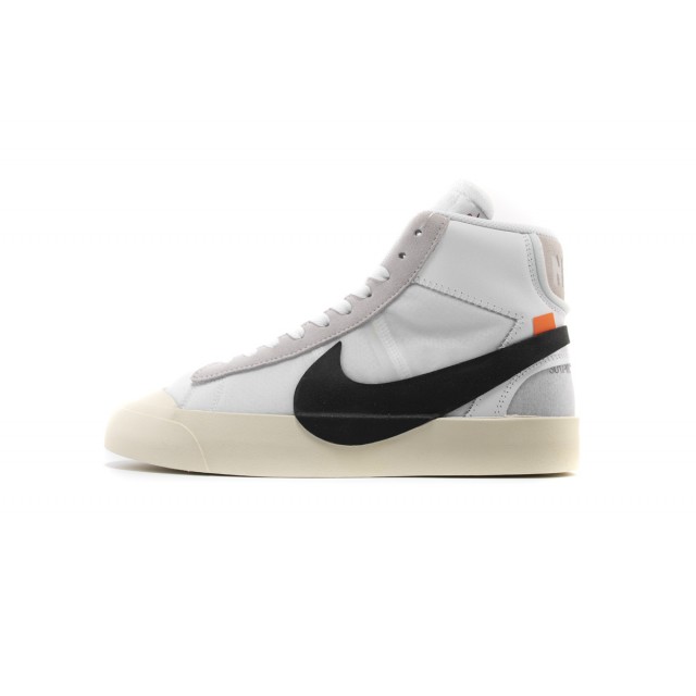 OWF Batch Unisex OFF WHITE X Nike Blazer Mid Grim Reaper AA3832 100