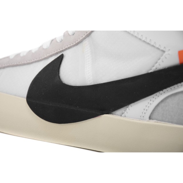 OWF Batch Unisex OFF WHITE X Nike Blazer Mid Grim Reaper AA3832 100