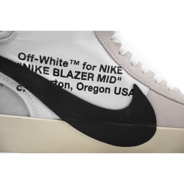 OWF Batch Unisex OFF WHITE X Nike Blazer Mid Grim Reaper AA3832 100