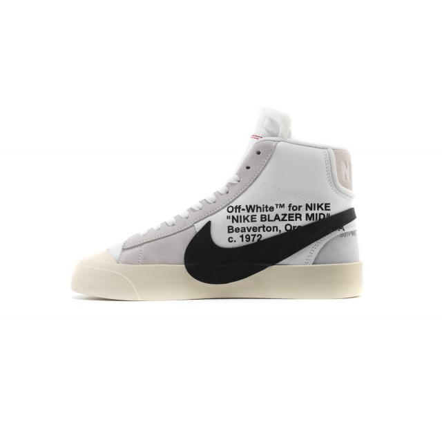 OWF Batch Unisex OFF WHITE X Nike Blazer Mid Grim Reaper AA3832 100