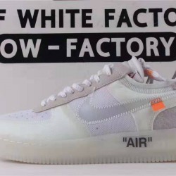 OWF Batch Unisex OFF WHITE x Nike Air Force 1 LOW VIRGIL AO4606 100