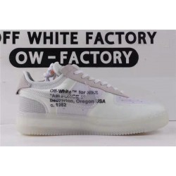 OWF Batch Unisex OFF WHITE x Nike Air Force 1 LOW VIRGIL AO4606 100