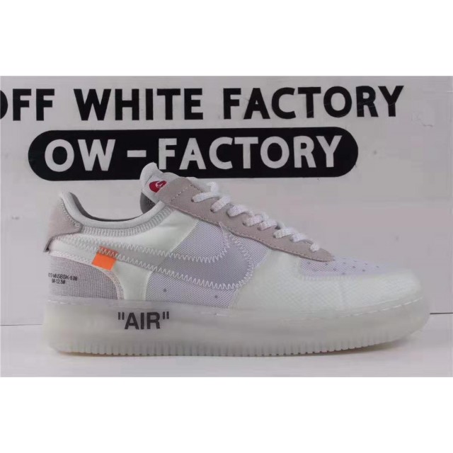 OWF Batch Unisex OFF WHITE x Nike Air Force 1 LOW VIRGIL AO4606 100