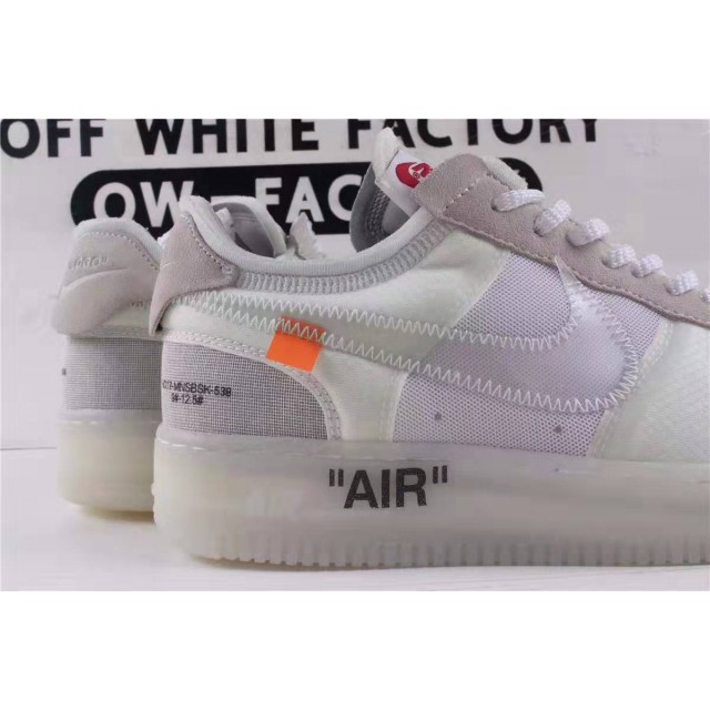 OWF Batch Unisex OFF WHITE x Nike Air Force 1 LOW VIRGIL AO4606 100