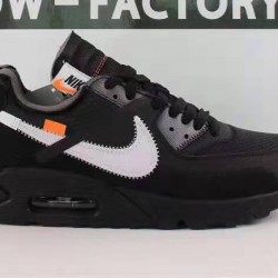 OWF Batch Unisex OFF WHITE x Nike Air Max 90 Black AA7293 001