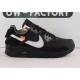 OWF Batch Unisex OFF WHITE x Nike Air Max 90 Black AA7293 001