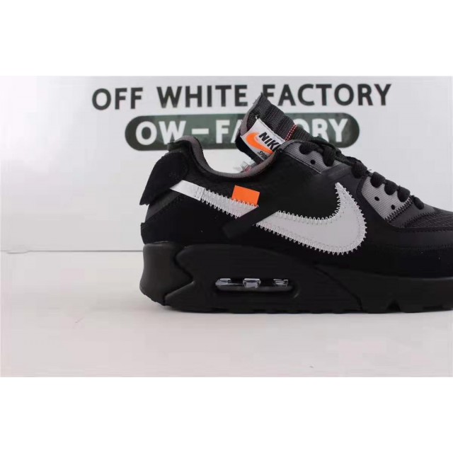 OWF Batch Unisex OFF WHITE x Nike Air Max 90 Black AA7293 001