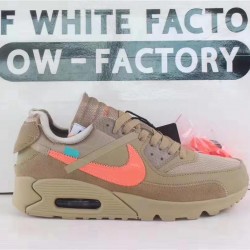 OWF Batch Unisex OFF WHITE x Nike Air Max 90 "Desert Ore"  AA7293 200