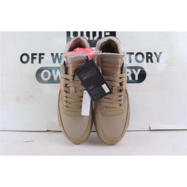 OWF Batch Unisex OFF WHITE x Nike Air Max 90 "Desert Ore"  AA7293 200