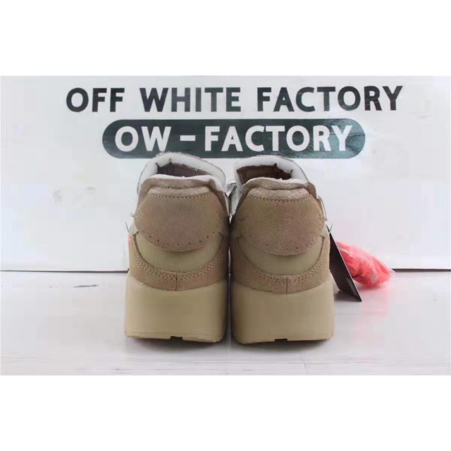 OWF Batch Unisex OFF WHITE x Nike Air Max 90 "Desert Ore"  AA7293 200