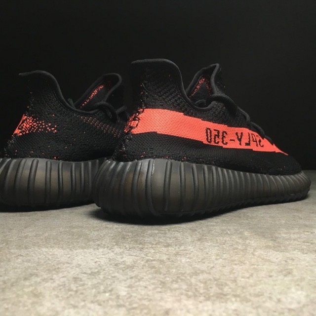 PK Batch Unisex Adidas Yeezy Boost 350 V2 Black Red BY9612