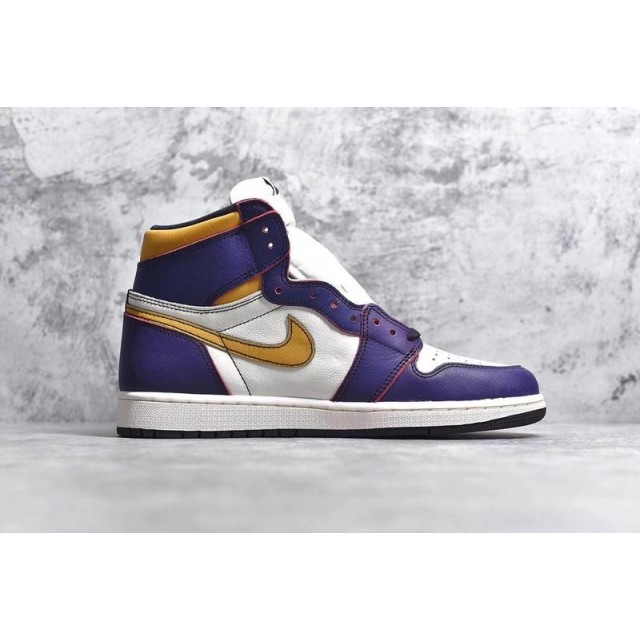 PK Batch Men's Air Jordan 1 x Nike Dunk SB Lakers CD6578 507