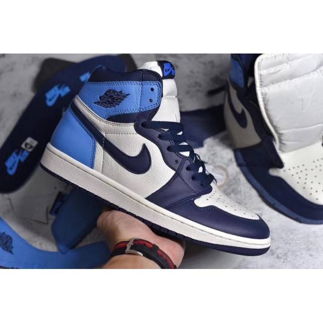 PK Batch Men's Air Jordan 1 AJ1 OG Obsidian 555088 140