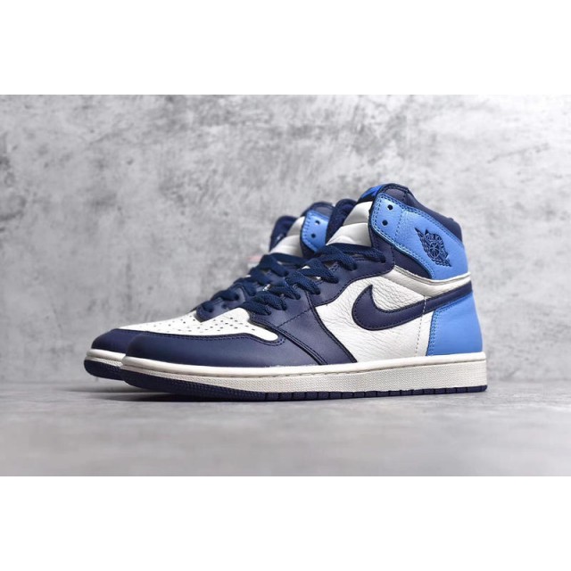 PK Batch Men's Air Jordan 1 AJ1 OG Obsidian 555088 140