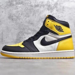 PK Batch Men's Air Jordan 1 Retro High OG "Yellow Toe" AR1020 700