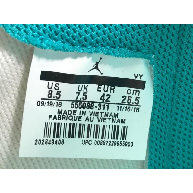 PK Batch Men's Air Jordan 1" Turbo Green" 555088 311