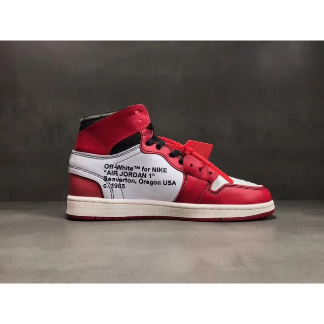 PK Batch Men's Air Jordan 1 x OFF WHITE AA3834 101