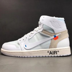 PK Batch Men's Air Jordan 1 x OFF WHITE AQ0818 100