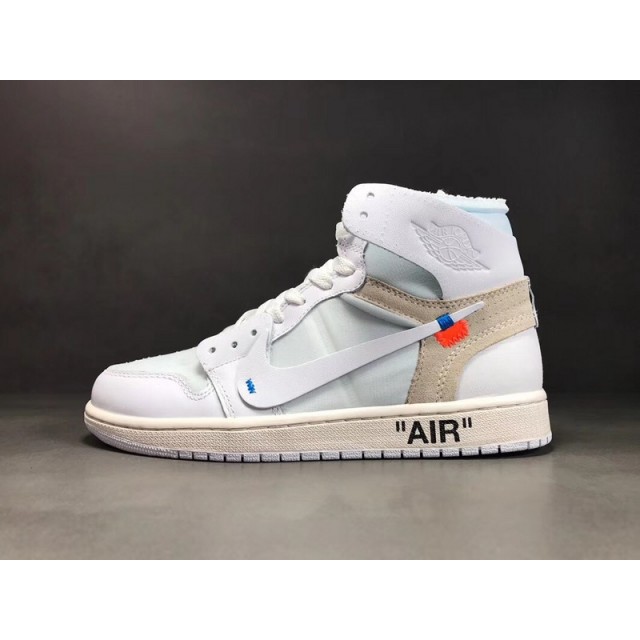 PK Batch Men's Air Jordan 1 x OFF WHITE AQ0818 100