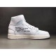 PK Batch Men's Air Jordan 1 x OFF WHITE AQ0818 100