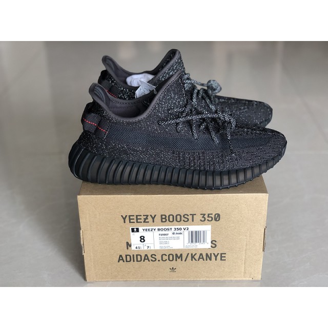 PK BASF Batch Unisex Adidas Yeezy Boost 350 V2 "Black " Reflective FU9007