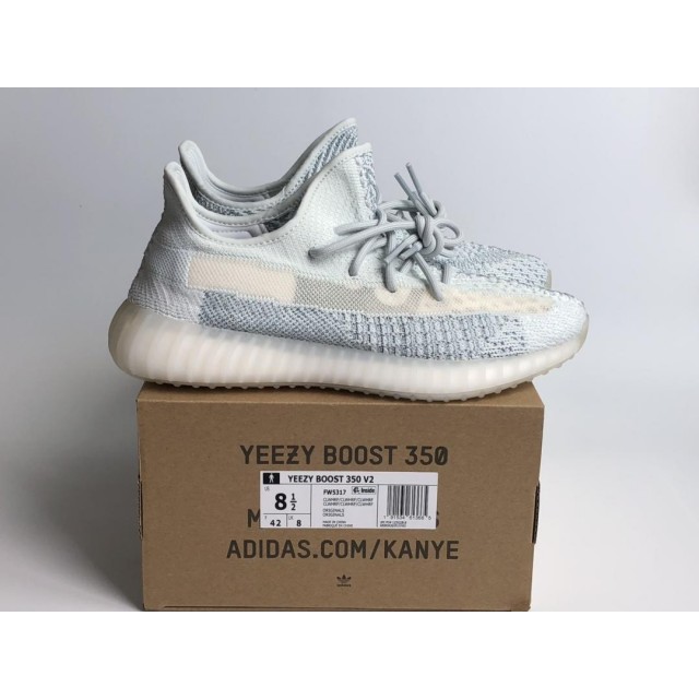 PK BASF Batch Unisex Adidas Yeezy Boost 350 V2 "Cloud White" Reflective FW5317