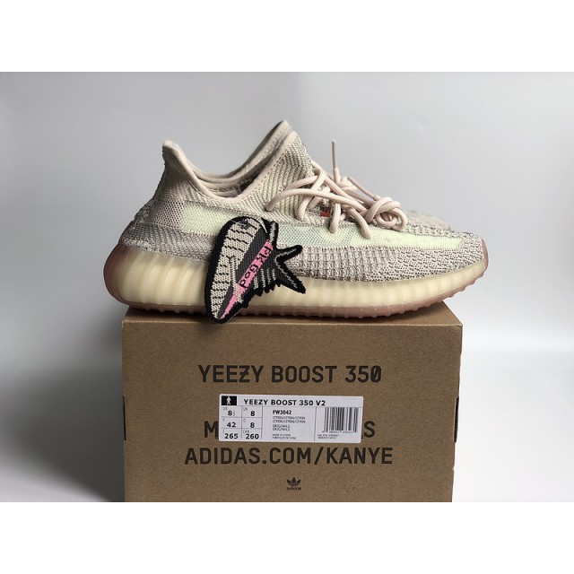 PK God Batch Unisex Adidas Yeezy 350 V2 Boost "Citrin" FW3042