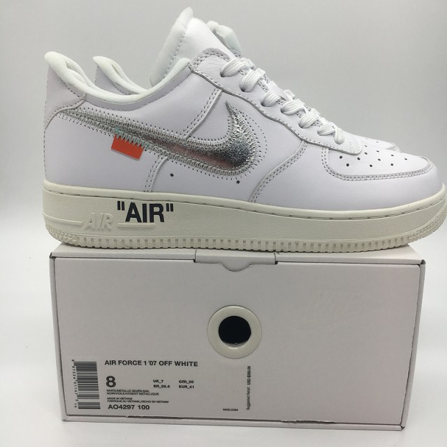 PK God Batch Men's Nike Air Force 1 OFF WHITE COMPLEX CON AO4297-100