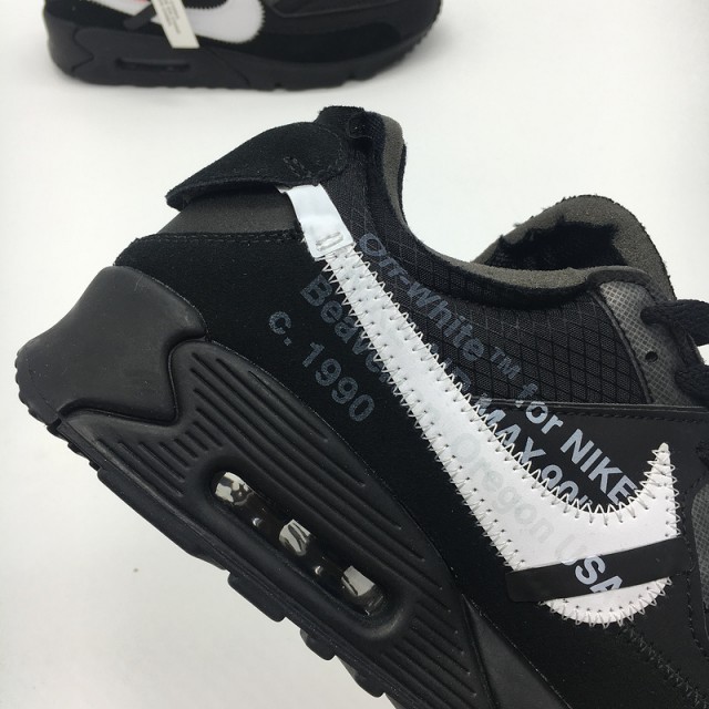 PK God Batch Men's Nike Air Max 90 x OFF WHITE AA7293-001