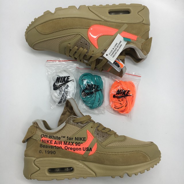 PK God Batch Men's Nike Air Max 90 x OFF WHITE AA7293-200