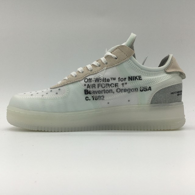 PK God Batch Men's OFF-WHITE x Nike Air Force 1 AO4606-100