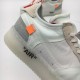 PK God Batch Men's OFF-WHITE x Nike Air Force 1 AO4606-100