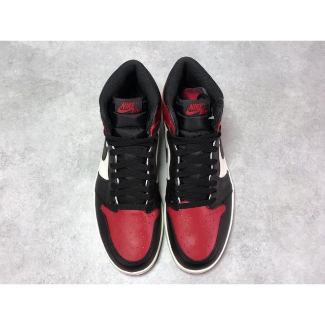 PK Batch Men's Nike Air Jordan 1" Bred Toe" 555088 610